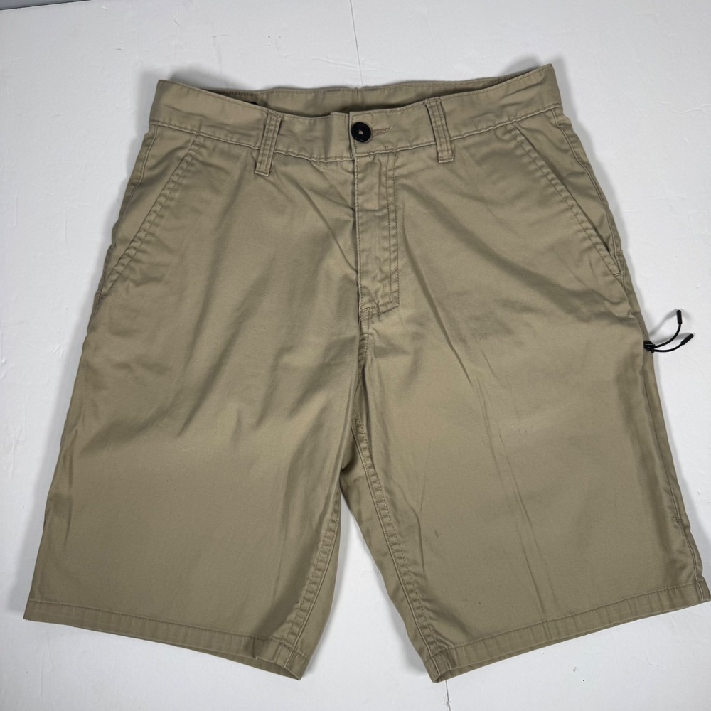 Oakley Chino Shorts Mens 31 Khaki Tan Slim Fit Eyewear Functional System 442219B